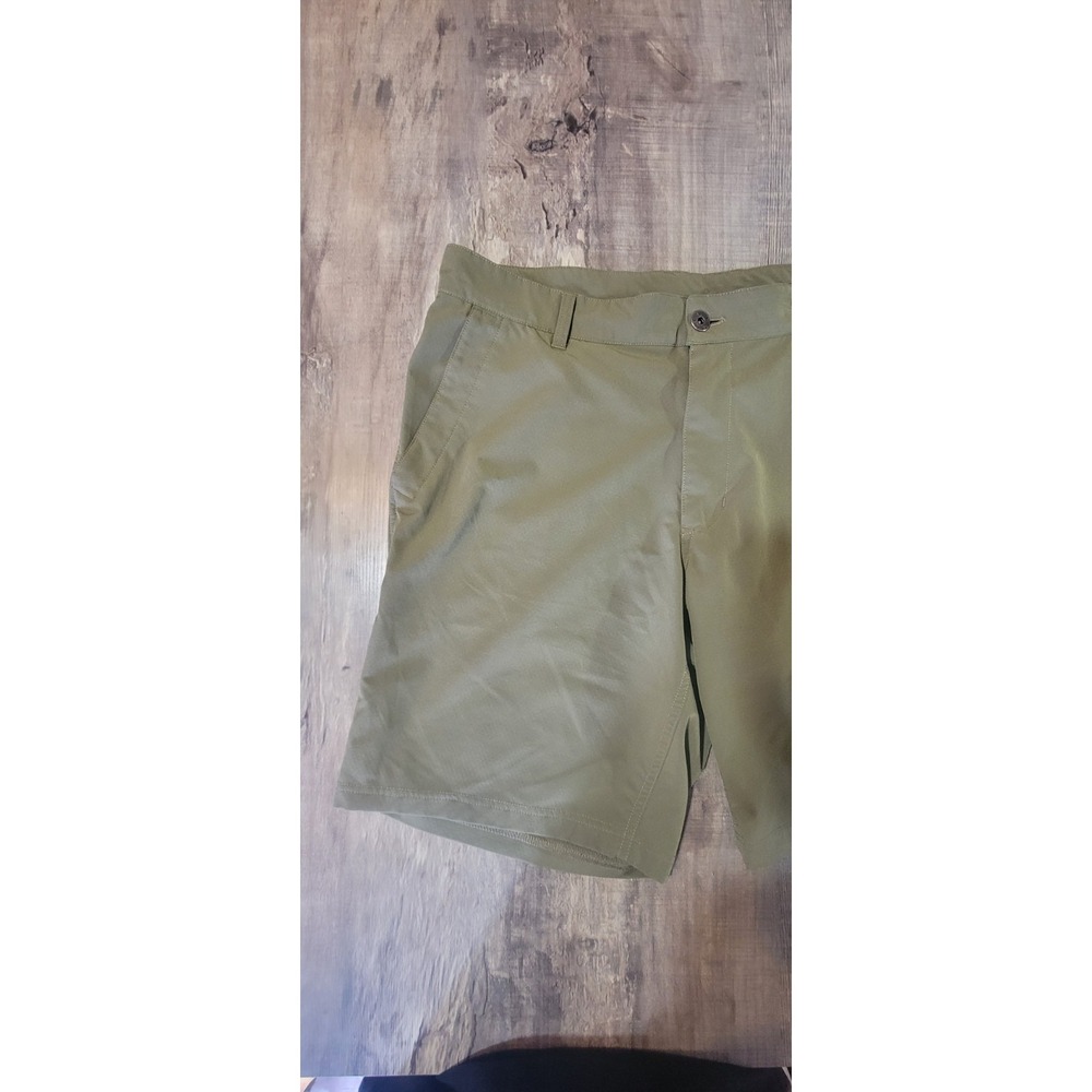 The North Face Rolling Sun Flash Dry Shorts Men's 34 Green Stretch 9" Inseam EUC - Picture 5 of 12